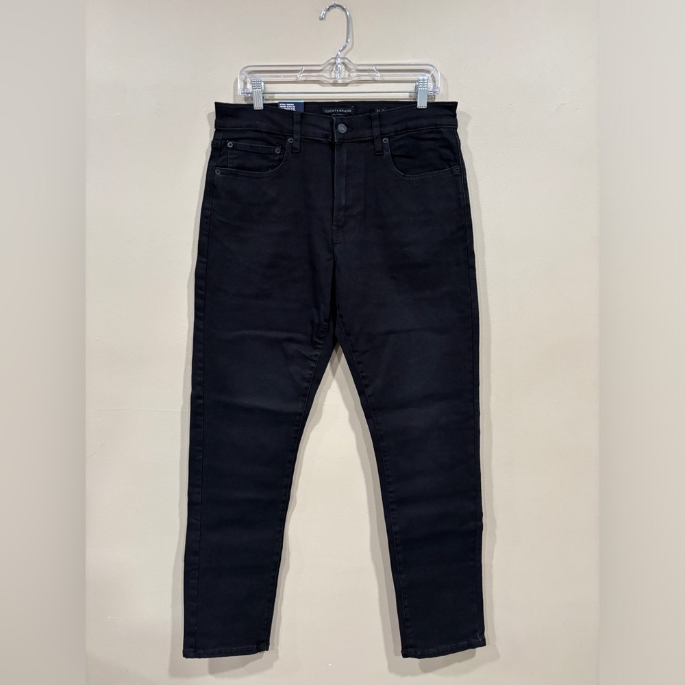Lucky Brand Men’s 412 Athletic Slim Black Denim Jeans Size 32x32